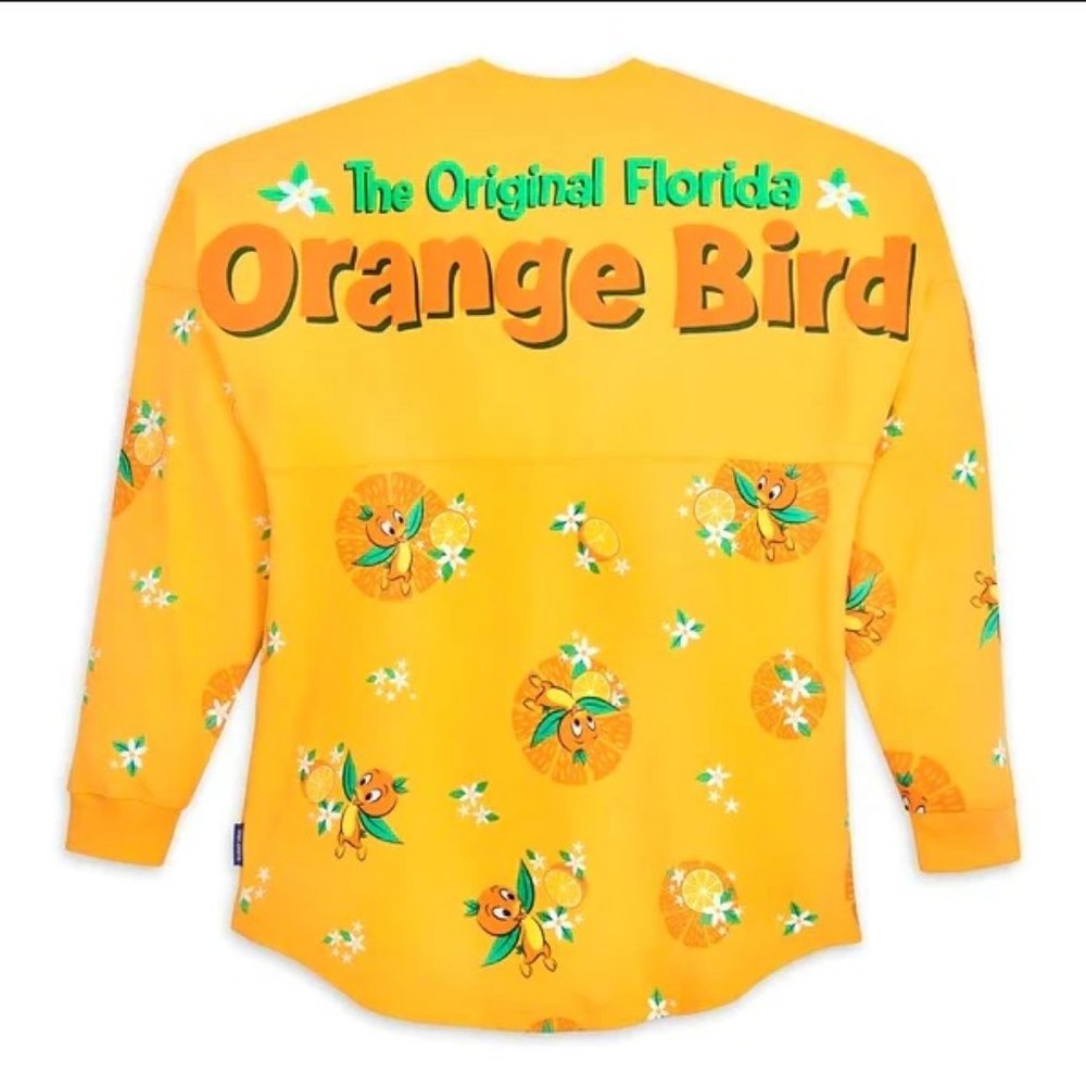 Disney Parks Epcot Flower Garden Festival Orange Bird Spirit Jersey XS XL